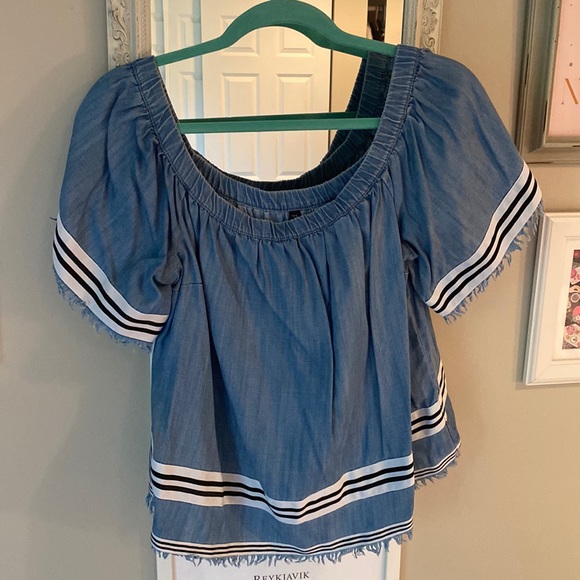 Plenty by Tracy Reese Women's Off The Shoulder Top - Picture 3 of 5